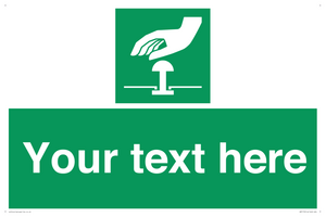 Custom Safe condition: Emergency stop button